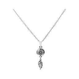 Collar Dije Atrapasueños Plata Ley .925 con Zirconia Brillante - Imagen 2