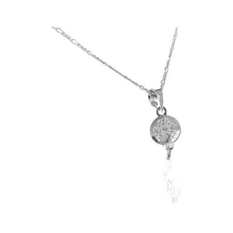 Collar Dije Atrapasueños Plata Ley .925 con Zirconia Brillante - Imagen 3
