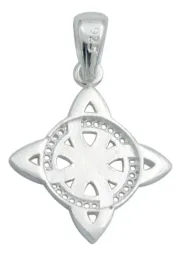 Collar Dije Nudo Bruja Celta Plata Italiana .925 - Imagen 4