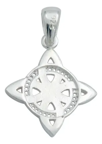 Collar Dije Nudo Bruja Celta Plata Italiana .925 - Imagen 4