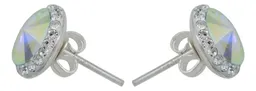 Collar Dije Plata 925 Cristal Blanco con Cadena Diseño Moderno - Imagen 4