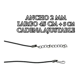 Collar Nudo Bruja Círculo Plata .925 Con Zirconia 50cm - Imagen 3