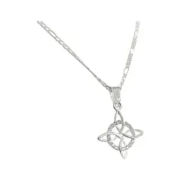 Collar Nudo Bruja Figaro Plata .925 con Zirconia 50cm - Imagen 4