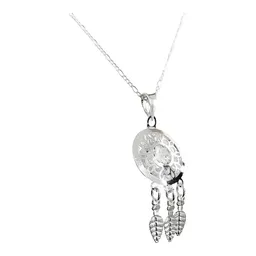 Collar Plata 925 Atrapa Sueños Zirconia con Cadena - Imagen 1