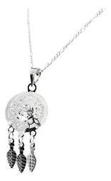 Collar Plata 925 Atrapa Sueños Zirconia con Cadena - Imagen 2