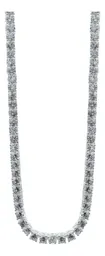 Collar Plata 925 Cadena Tenis con Zirconia Transparente 40cm - Imagen 4