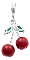 Collar Plata 925 con Dije Cereza Cuarzo Natural para Mujer - Imagen 5