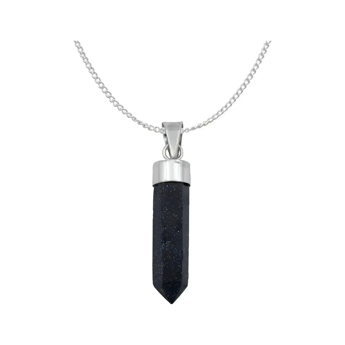Collar de Amatista Plata 925 mexicana con cuarzo natural prisma violeta. Joyería espiritual de significado profundo, diseño m