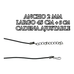Collar Plata 925 Graduación Óvalo Blanco Caucho Ajustable Unisex - Imagen 3