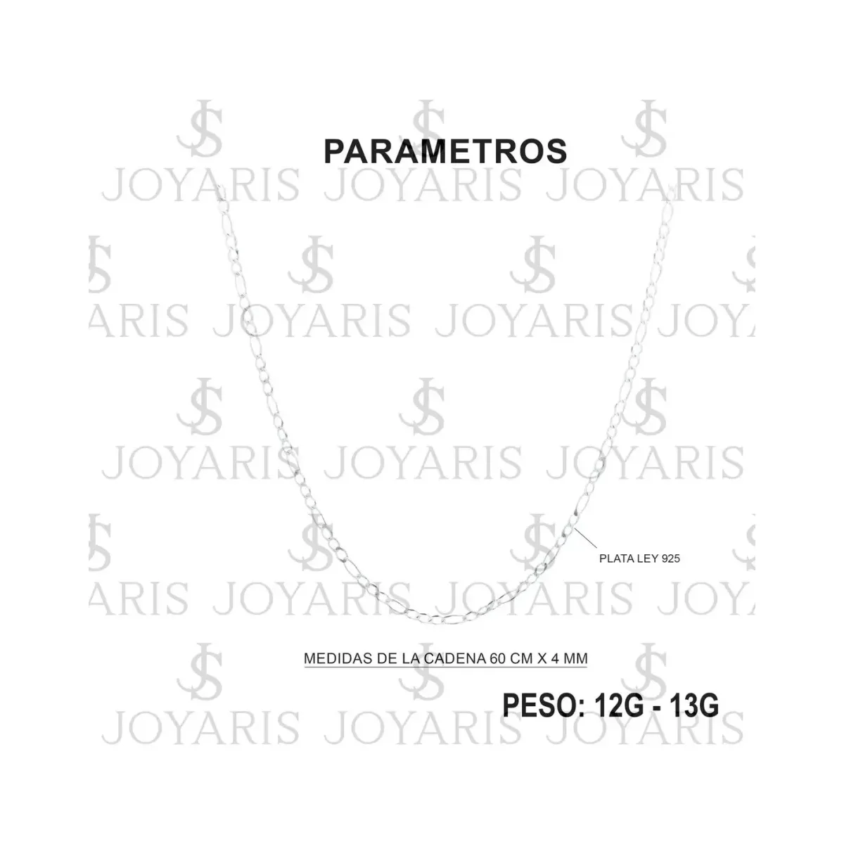 Collar Plata 925 Hombre con Dije Pistola Zirconia Blanca - Imagen 7