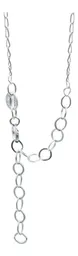 Collar Plata 925 Nudo de Bruja Bolita Diamantada con Zirconia - Imagen 5
