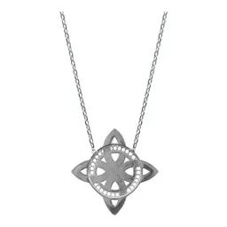 Collar Plata 925 Nudo de Bruja Celta Diseño Italiano - Imagen 3