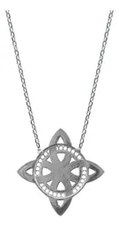 Collar Plata 925 Nudo de Bruja Celta Diseño Italiano - Imagen 3