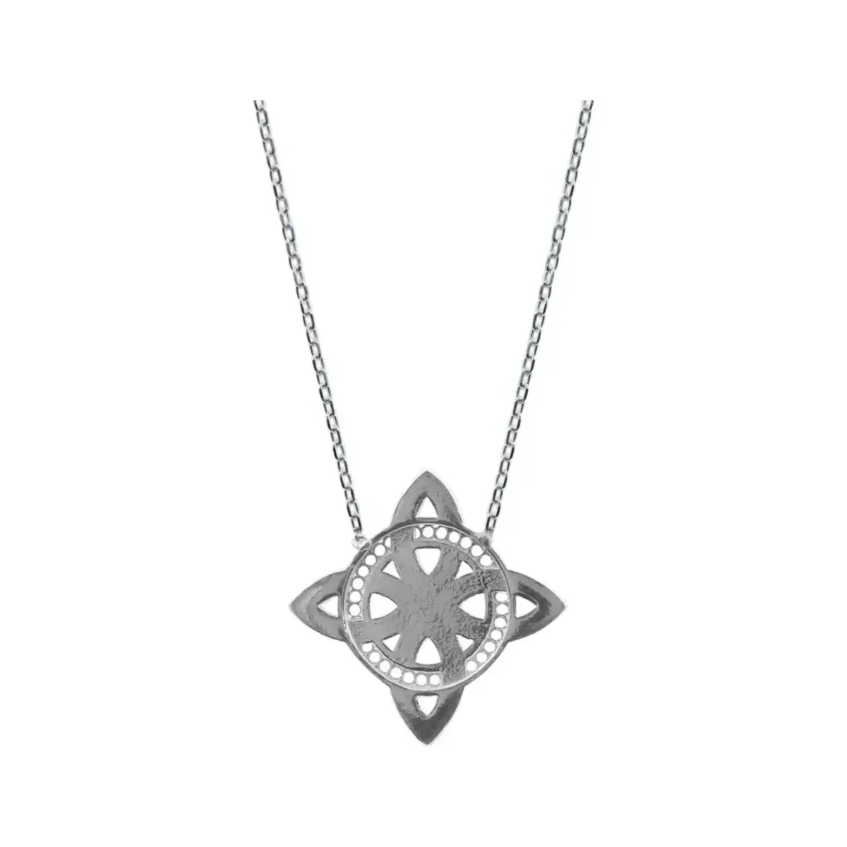 Collar Plata 925 Nudo de Bruja Celta Diseño Italiano - Imagen 3