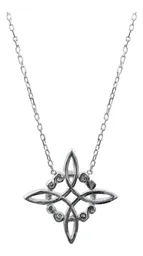 Collar Plata 925 Nudo de Bruja Celta Protección Artesanal México - Imagen 1