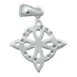 Collar Plata 925 Nudo de Bruja Celta Protección con Zirconia - Imagen 4