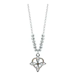 Collar Plata 925 Nudo de Bruja con Corazón y Zirconia Naranja - Imagen 4