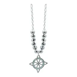 Collar Plata 925 Nudo de Bruja con Zirconia Verde Diamantada - Imagen 4