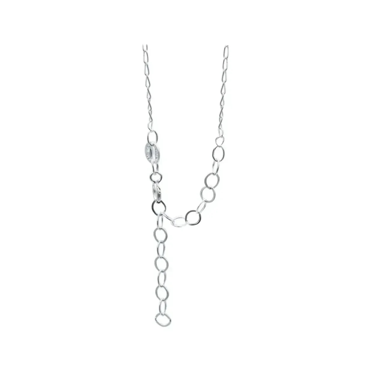 Collar Plata 925 Nudo de Bruja con Zirconia Violeta y Cadena Bolita - Imagen 5