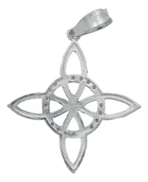 Collar Plata 925 Nudo de la Bruja Celta con Zirconia - Imagen 4