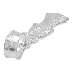 Collar Plata 925 Santa Muerte Hueca Mini Troquelada con Cadena - Imagen 5