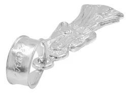 Collar Plata 925 Santa Muerte Hueca Mini Troquelada con Cadena - Imagen 5