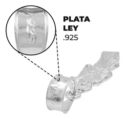 Collar Plata 925 Santa Muerte Hueca Mini Troquelada con Cadena - Imagen 6