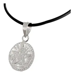 Collar Plata 925 Tetragrámaton Diamantado con Cordón Ajustable - Imagen 2