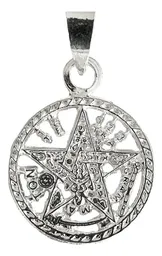 Collar Plata 925 Tetragrámaton Diamantado con Cordón Ajustable - Imagen 4