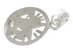 Collar Plata 925 Tetragrámaton Diamantado con Cordón Ajustable - Imagen 6