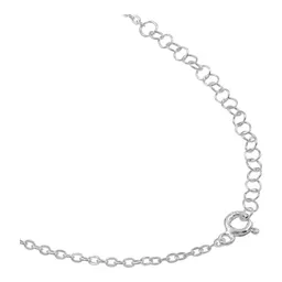 Collar Plata 925 Tréboles Negros Zirconia Ajustable para Mujer - Imagen 3