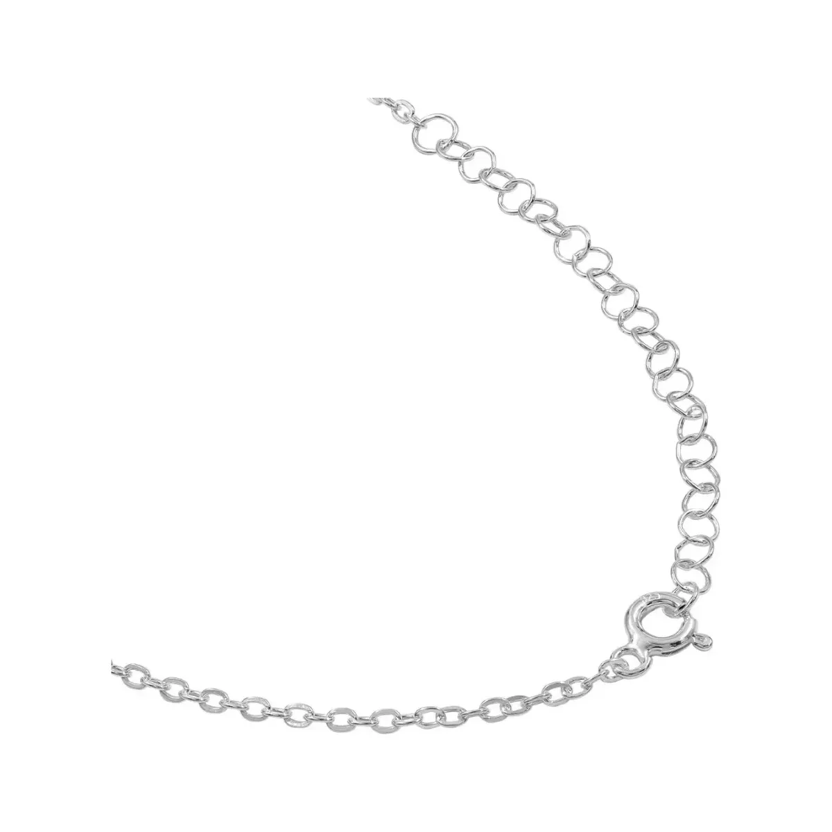 Collar Plata 925 Tréboles Negros Zirconia Ajustable para Mujer - Imagen 3