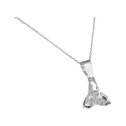 Collar Plata 925 Triqueta Celta con Zirconia Blanca - Imagen 3