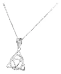 Collar Plata 925 Triqueta Celta Redonda con Zirconia Blanca - Imagen 4