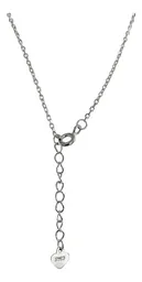 Collar Plata Ley .925 Diseño Infinito con Zirconia - Imagen 4