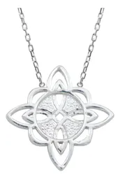 Collar Plata Ley 925 Nudo de Bruja con Triqueta Símbolo de Protección - Imagen 3