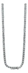 Collar Tenis Plata 925 con Zirconias Transparentes 45cm - Imagen 1