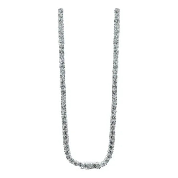 Collar Tenis Plata 925 con Zirconias Transparentes 45cm - Imagen 1