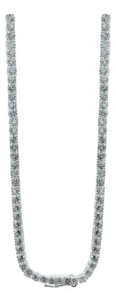 Collar Tenis Plata 925 con Zirconias Transparentes 45cm - Imagen 1