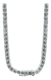 Collar Tenis Plata 925 con Zirconias Transparentes 45cm - Imagen 2