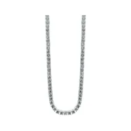 Collar Tenis Plata 925 con Zirconias Transparentes 45cm - Imagen 4
