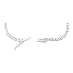 Collar Tenis Plata 925 con Zirconias Transparentes 45cm - Imagen 5