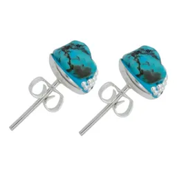 Conjunto Collar y Aretes Plata 925 Colibrí con Piedrería Celeste - Imagen 4