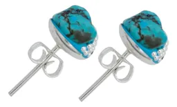 Conjunto Collar y Aretes Plata 925 Colibrí con Piedrería Celeste - Imagen 4