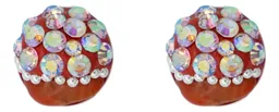 Conjunto Collar y Dije Plata Ley .925 Colibrí con Piedrería Naranja - Imagen 3