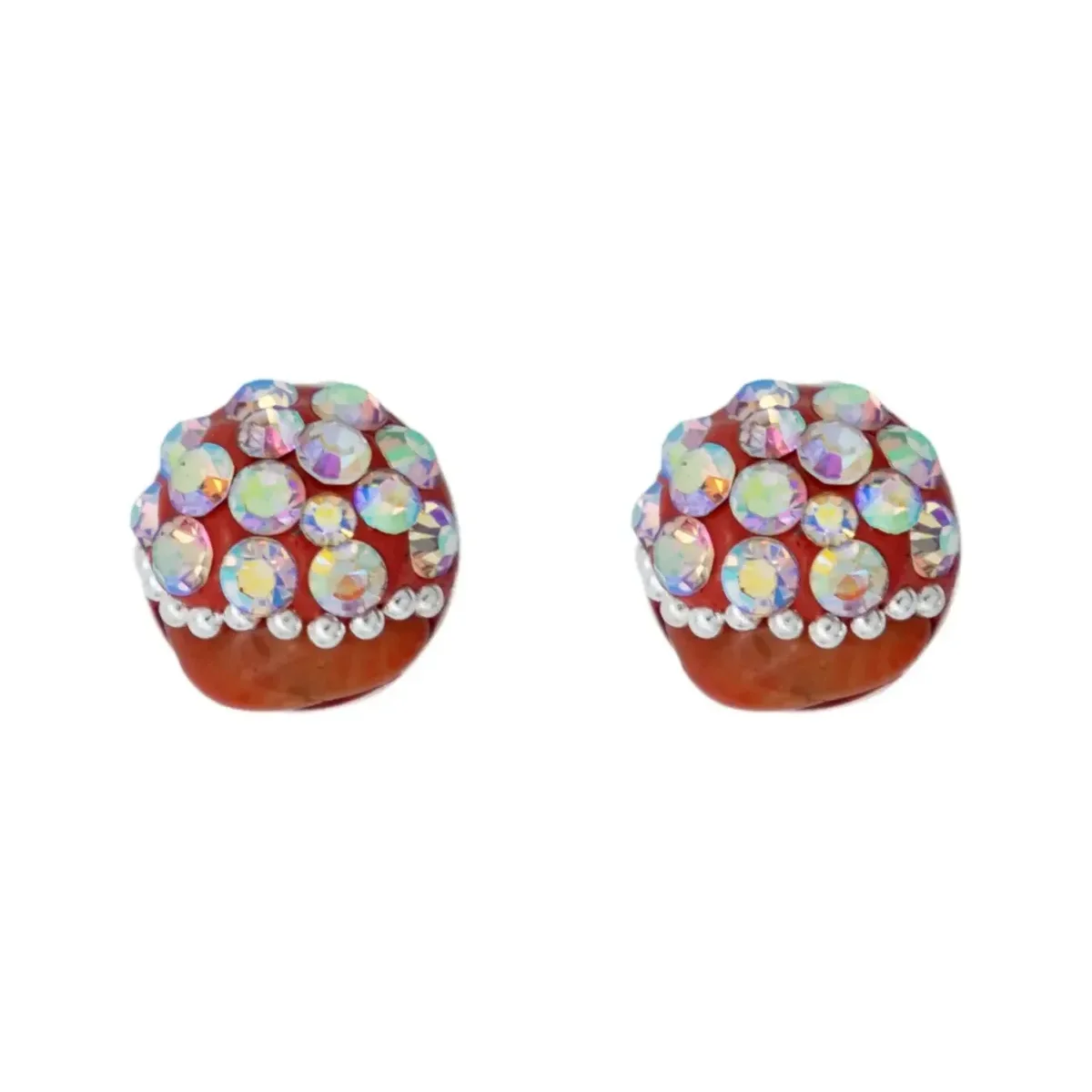 Conjunto Collar y Dije Plata Ley .925 Colibrí con Piedrería Naranja - Imagen 3