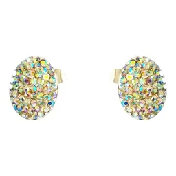 Conjunto Dije Árbol de la Vida Oval Plata Ley 925 Zirconia Azul con Cadena - Imagen 2