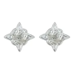 Conjunto Dije Aretes Cadena Plata 925 Nudo de Bruja Artesanal - Imagen 4