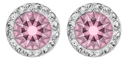 Conjunto Dije Aretes Plata 925 Zirconia Rosa Joyería Mujer - Imagen 7