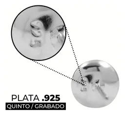 Conjunto Dije Aretes Plata 925 Zirconia Violeta Diseño Elegante - Imagen 2